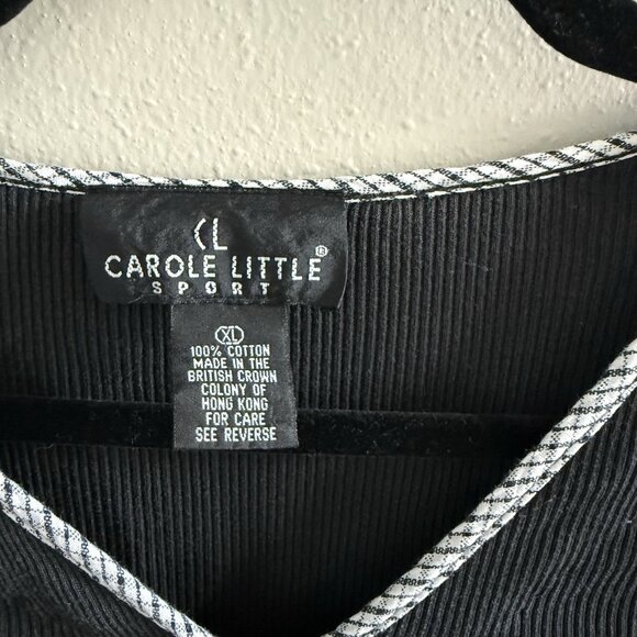 VTG 80s 90s Fruit Sunflower Cherry Embroidered Ribbed Top L/XL Button Front - Picture 5 of 8